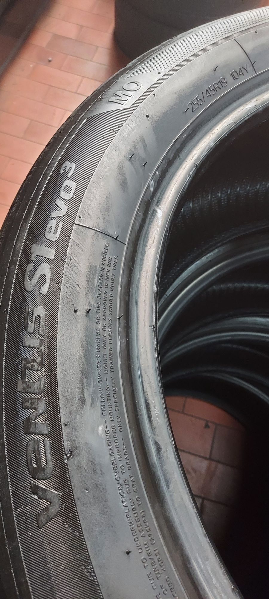 Opony 255/45/19letnie hankook ventus s1 evo3