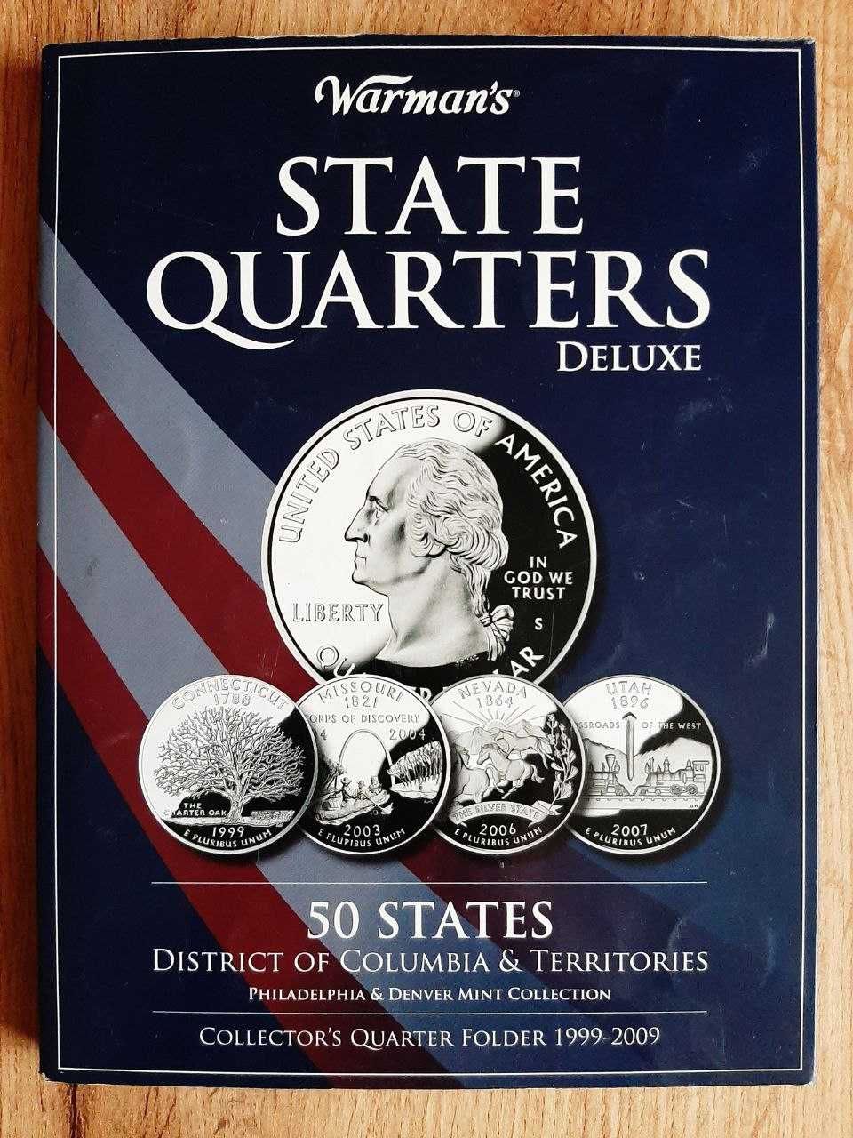 Монети США 25c Повний набір Штати і Території 112 шт 1999-2009 Р і D