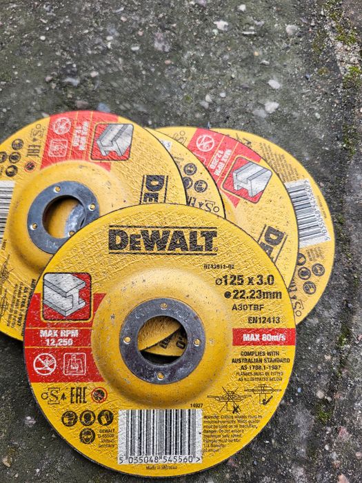 Dewalt tarcza ścierna. 5 sztuk.