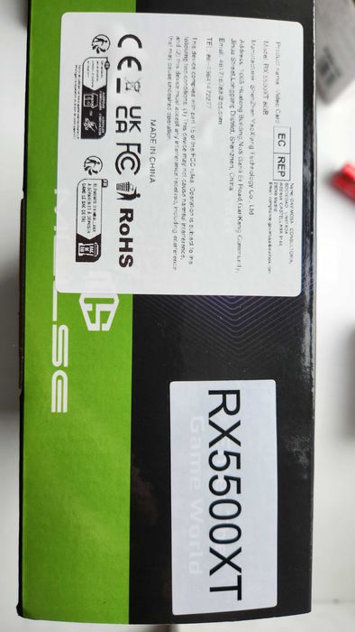 Видеокарта MLLSE AMD RX 5500 XT 8GB