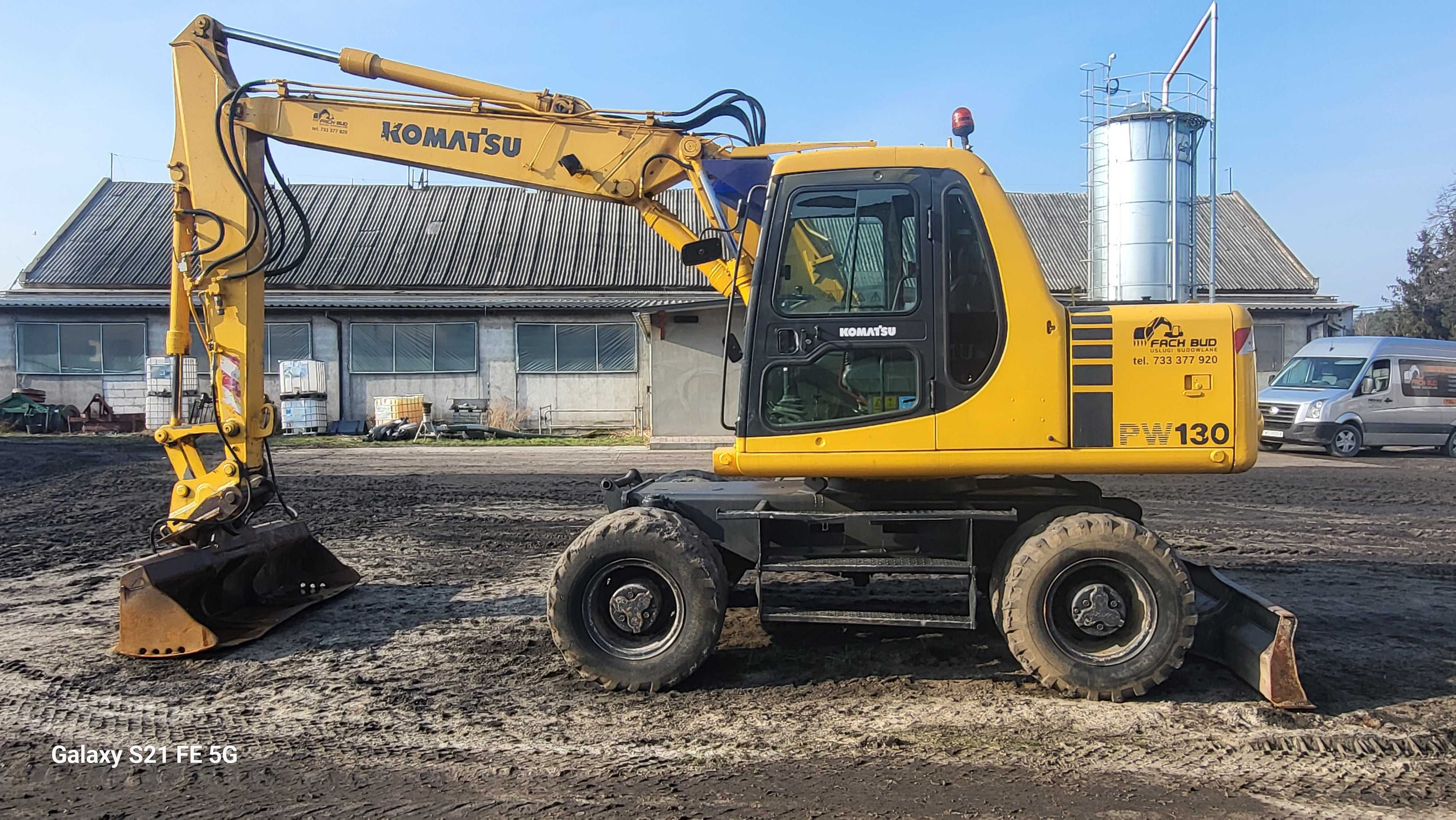 Koparka komatsu PW130