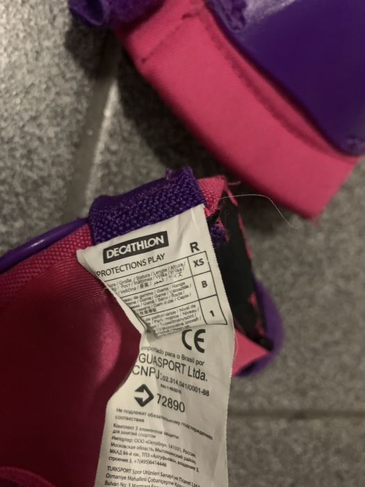 Protecções XS para skate, patins ou trotinete