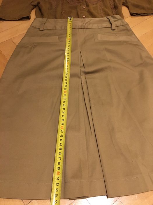 Mango spodnica bezowa s xs swieta elegancka