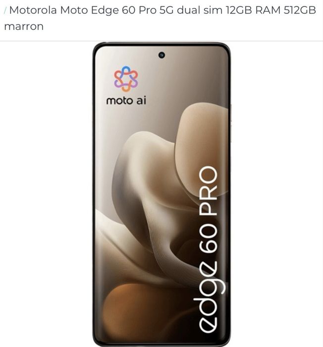 Moto Edge 60 Pro 5G 512GB/12GB Novo
