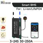 Смарт BMS bluetooth 16S 48V 30A (для LiFePO4)