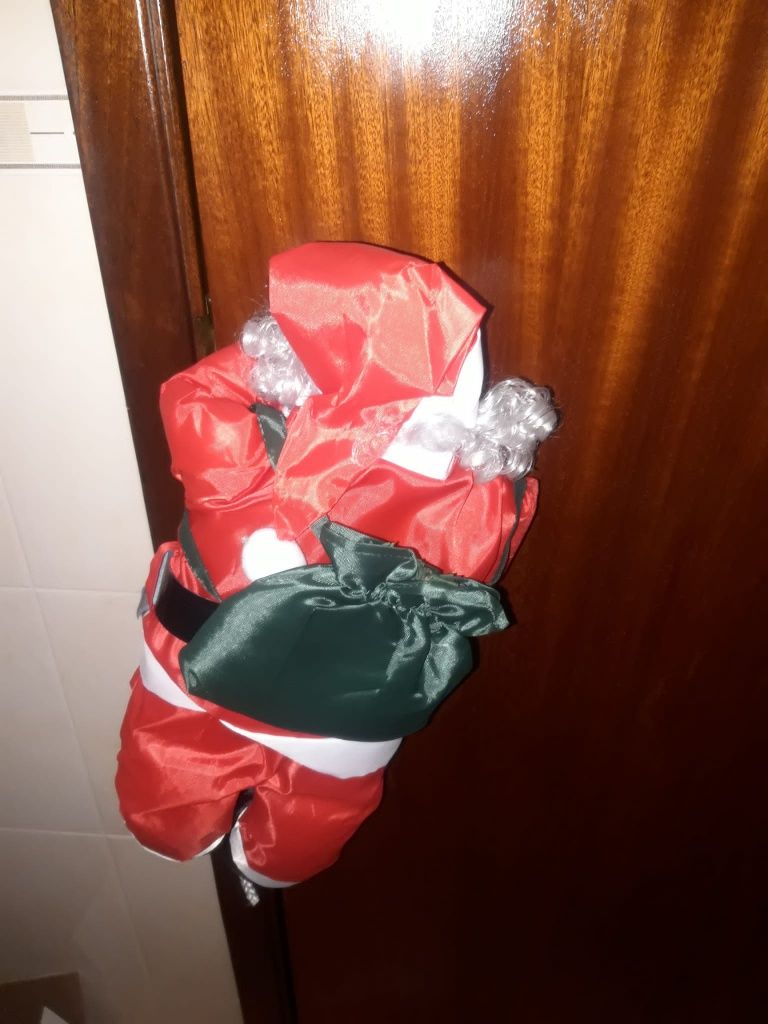 Pai Natal decoração para varanda