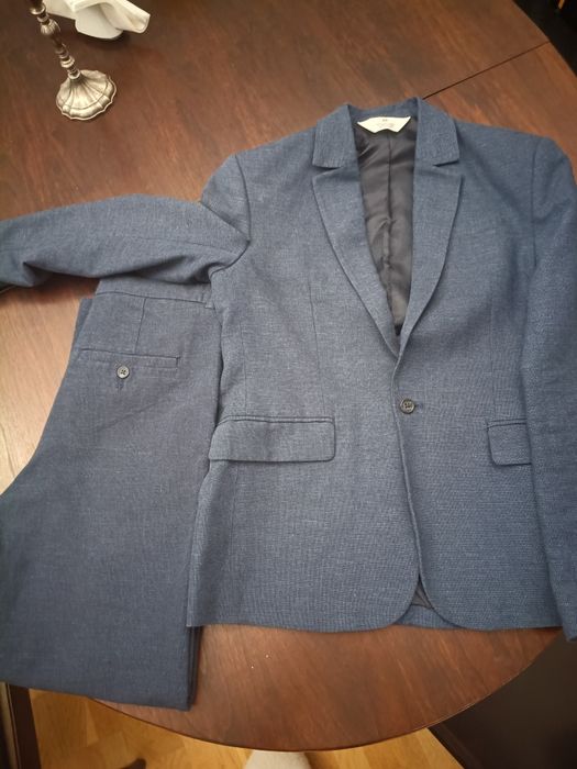 Hm garnitur chłopięcy granat 164cm