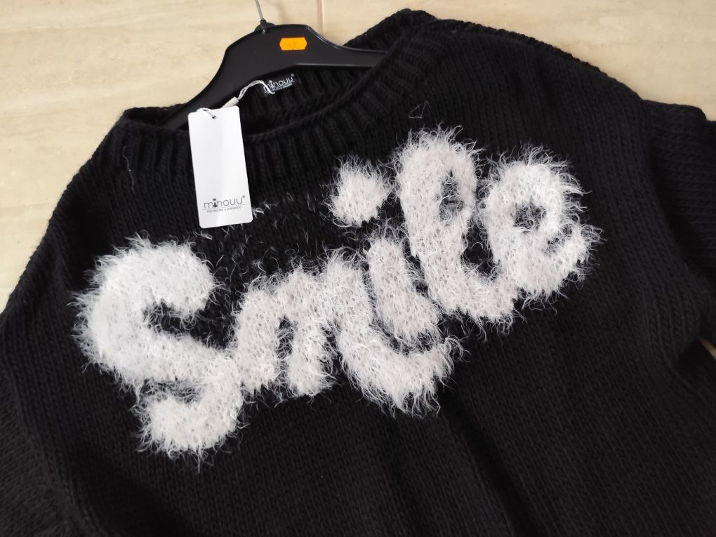 Minouu sweterek sweter oversize uniwersalny Nowy