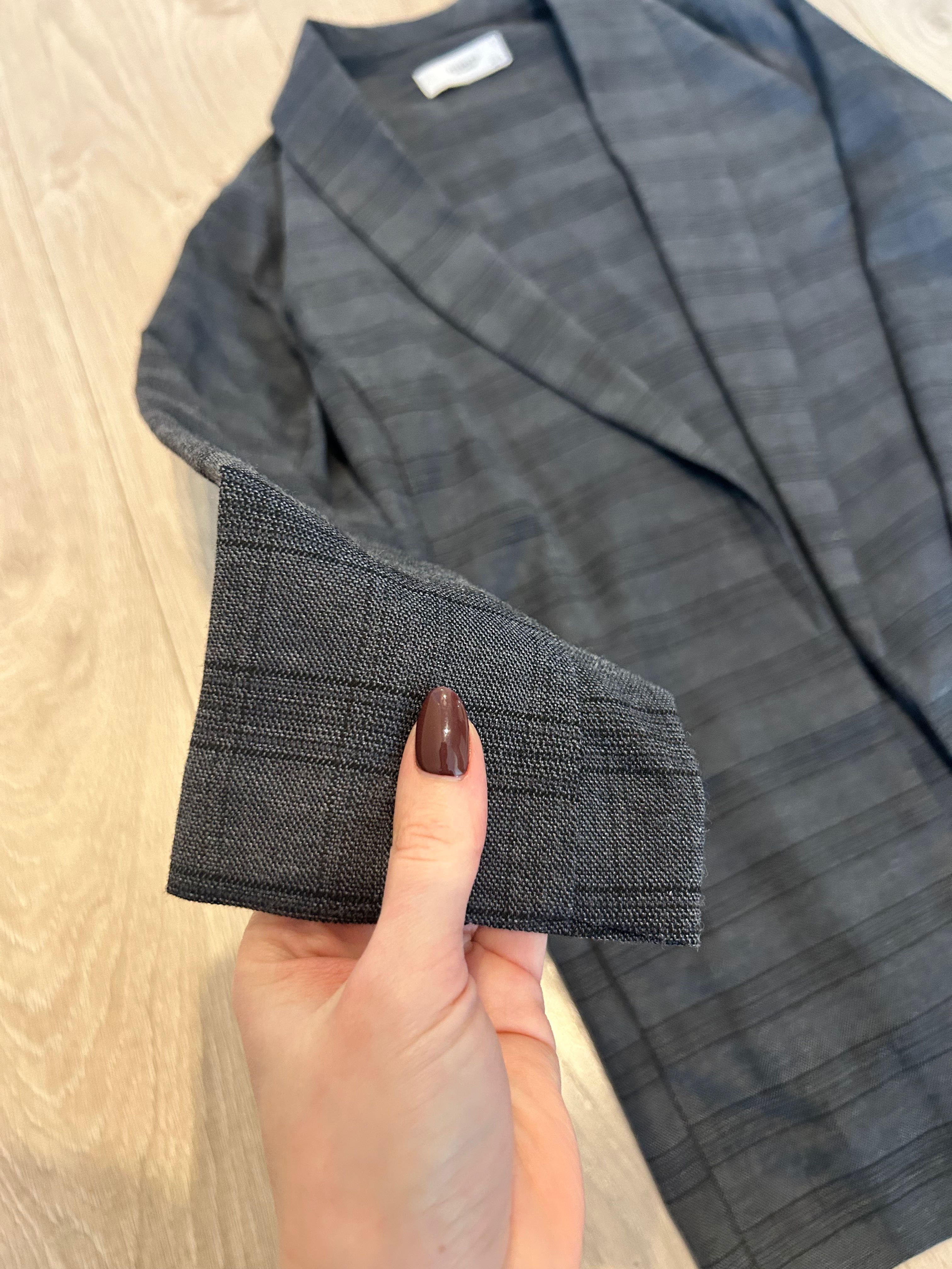 Marynarka RESERVED swobodna oversize krata 38