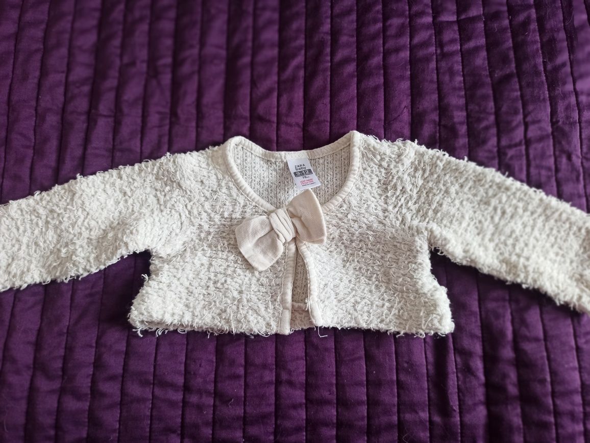 Bolerko, sweterek Zara 9-12 miesięcy