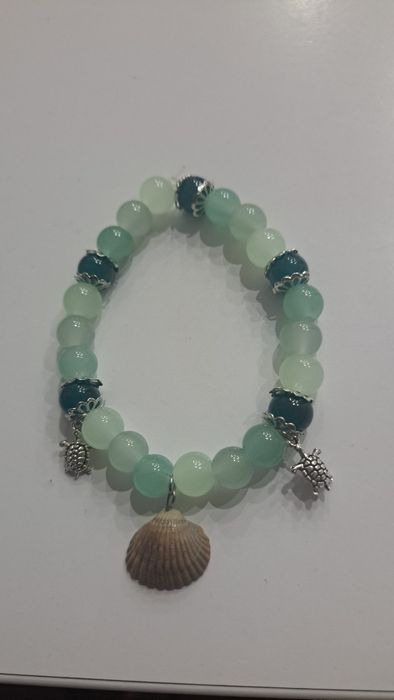 Bransoletka z muszelką handmade