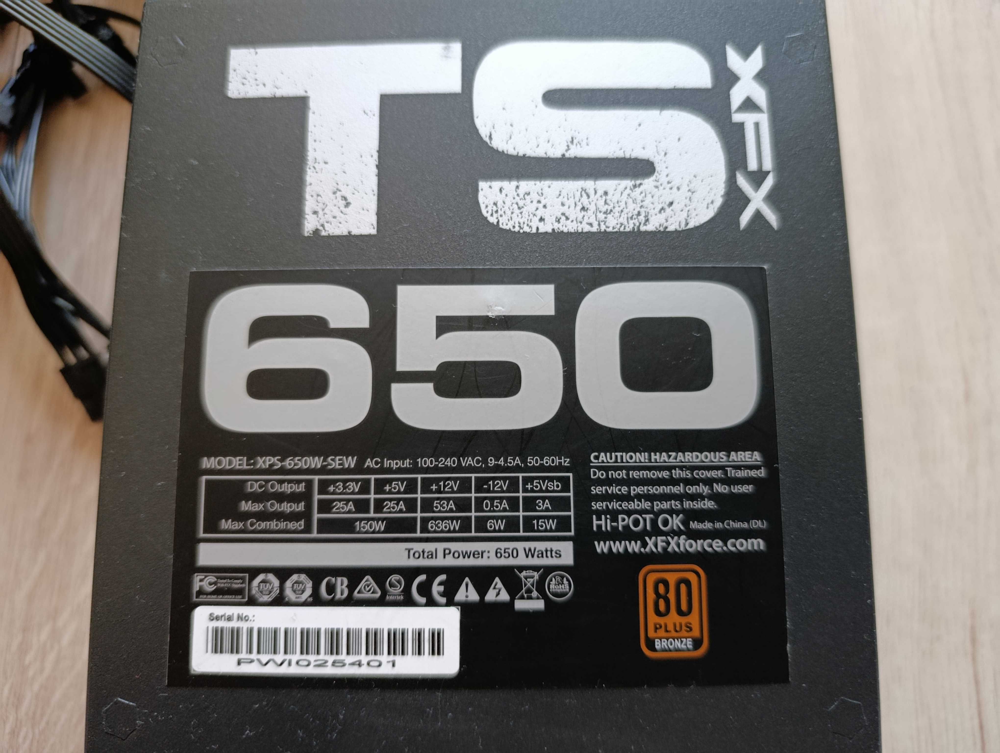 Zasilacz XFX TS 650W