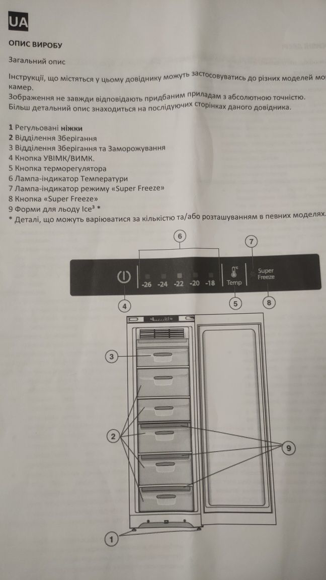 Морозильна камера Indesit