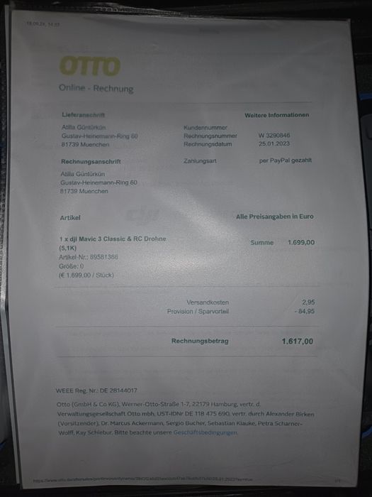 Mavic 3 classic + кейс батки пульт комплект