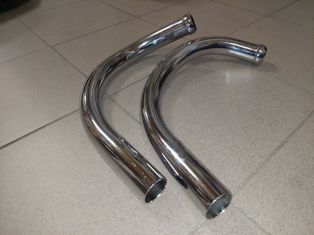 Nowe duells kolanka tłumików rur wydechy jawa 350 sport 12v 638 kpl