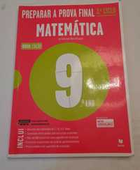 Livro " preparar a prova final 3°ciclo matemática"