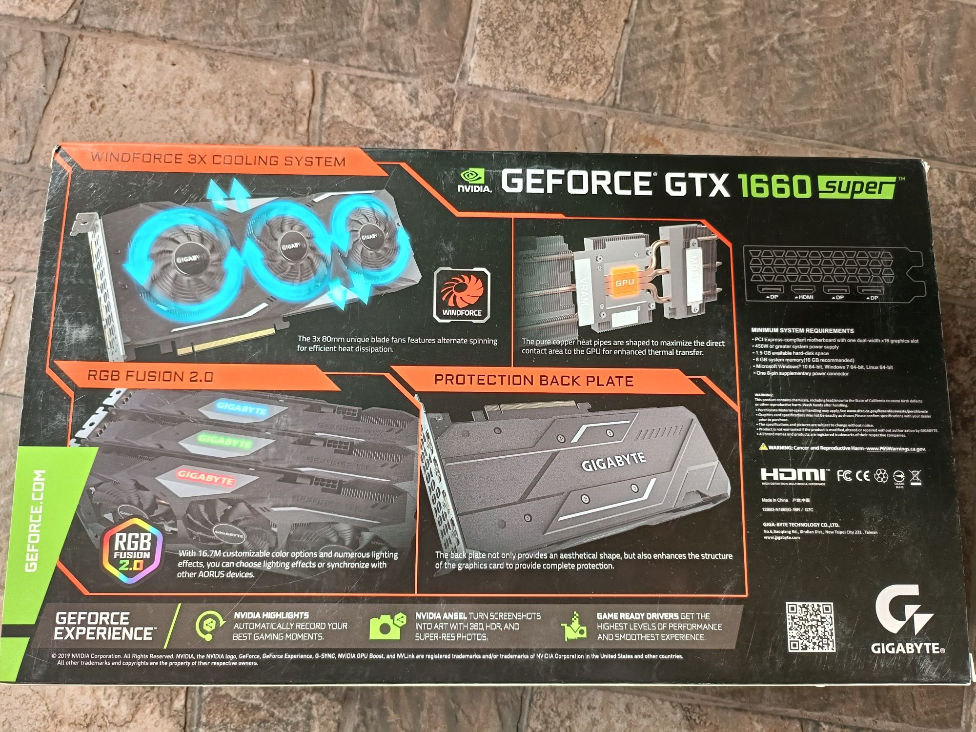 Gigabyte GeForce GTX 1660 Super Gaming OC 6GB GDDR6