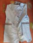 João de Deus Uniforme escolar azul claro bibe
