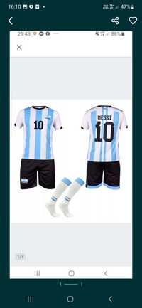 Messi Argentina Strój 3 cześciowy 122