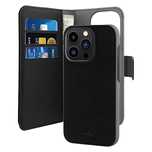 Puro Eco-leather detachable wallet case with horizontal flip+3compartm