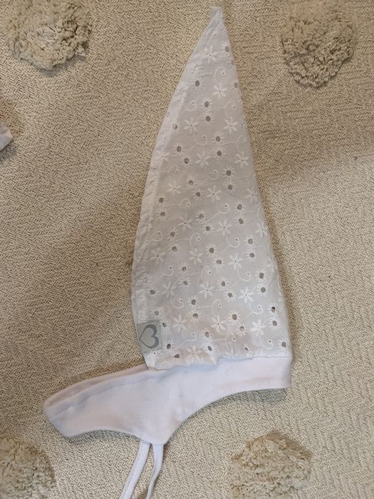 Sukienka handmade biała chrzciny ślub okazje komplet