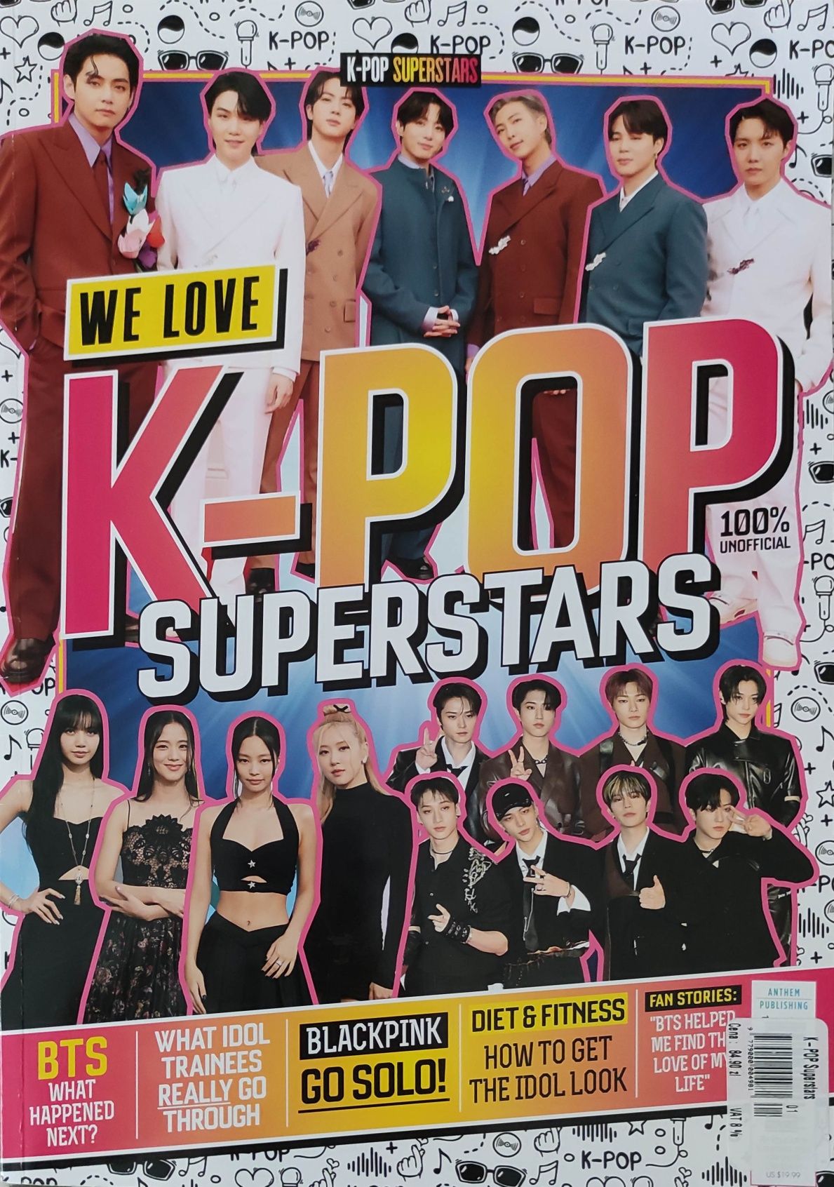 K-Pop SuperStars Super gwiazdy Korean POP BTS Twice Wonder