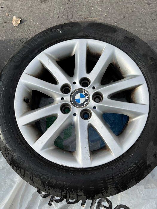 Felgi BMW Styling 136 16" 5x120 + opony Continental – E36 E46 E87 OE