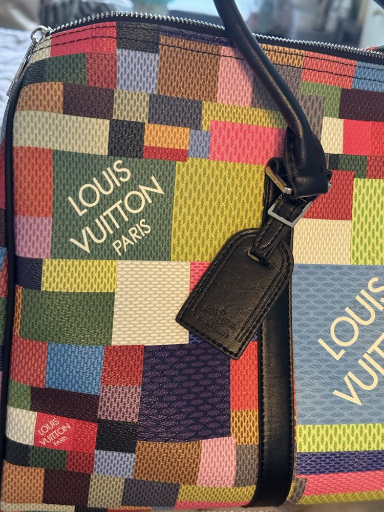 Bolsa UNISEXO (idêntica a LV damier 50 Bandoulière)