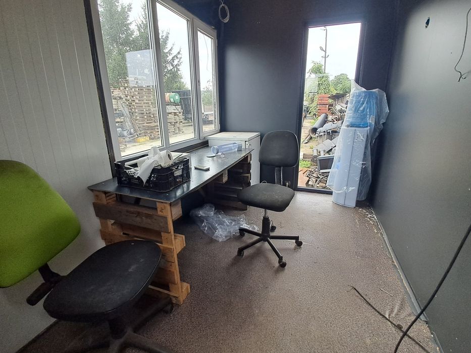 Kontener Biurowy socjalny stróżówka domek inne z transportem