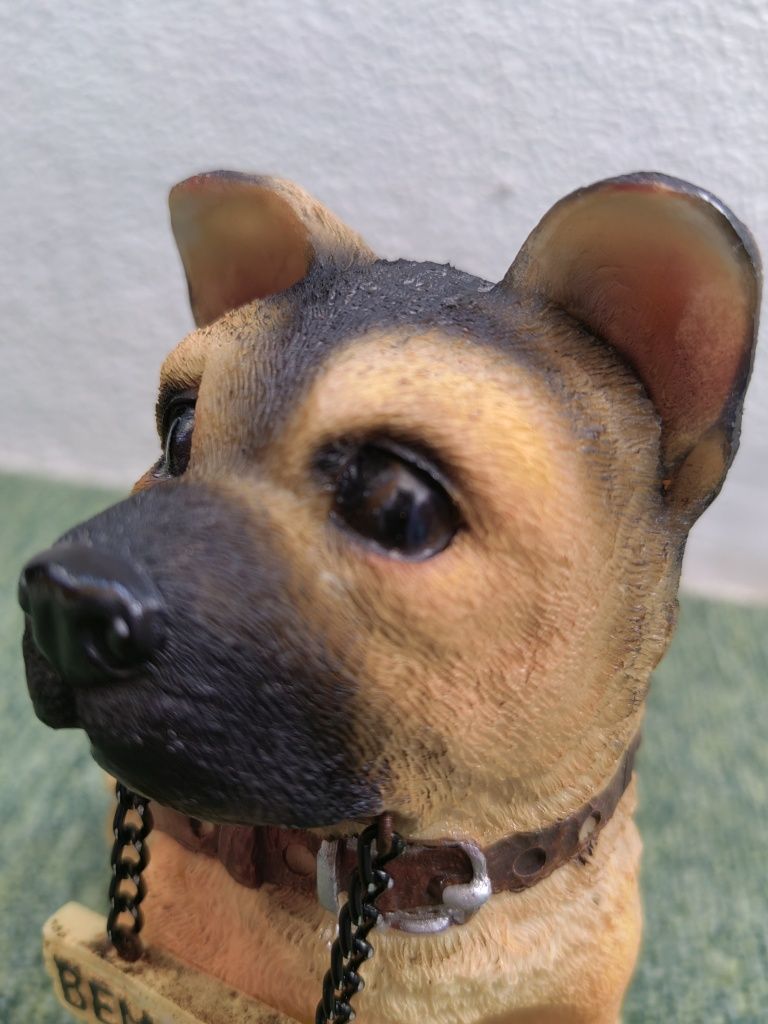 Pastor-alemão, Deutscher Schäferhund, German Shepherd em resina