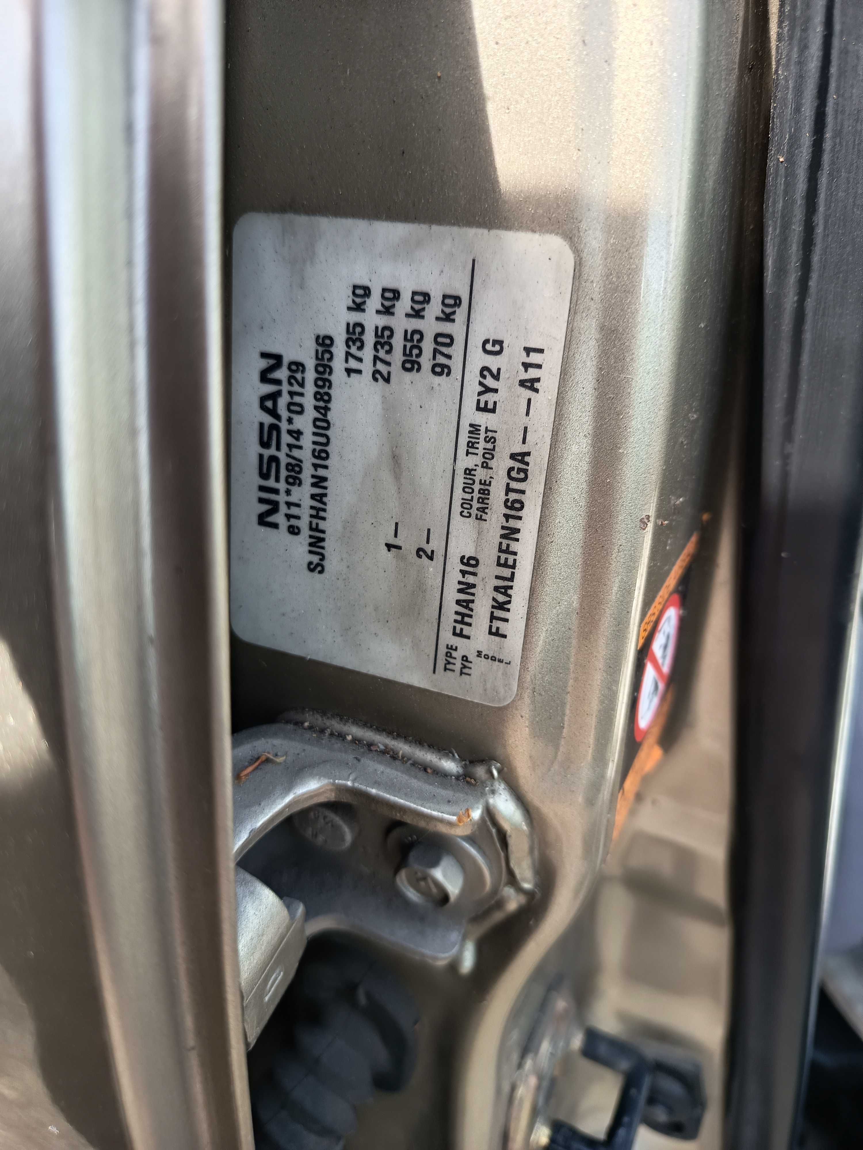 Nissan Almera N16 Lift EY2 G wszystkie części FV transport/dostawa