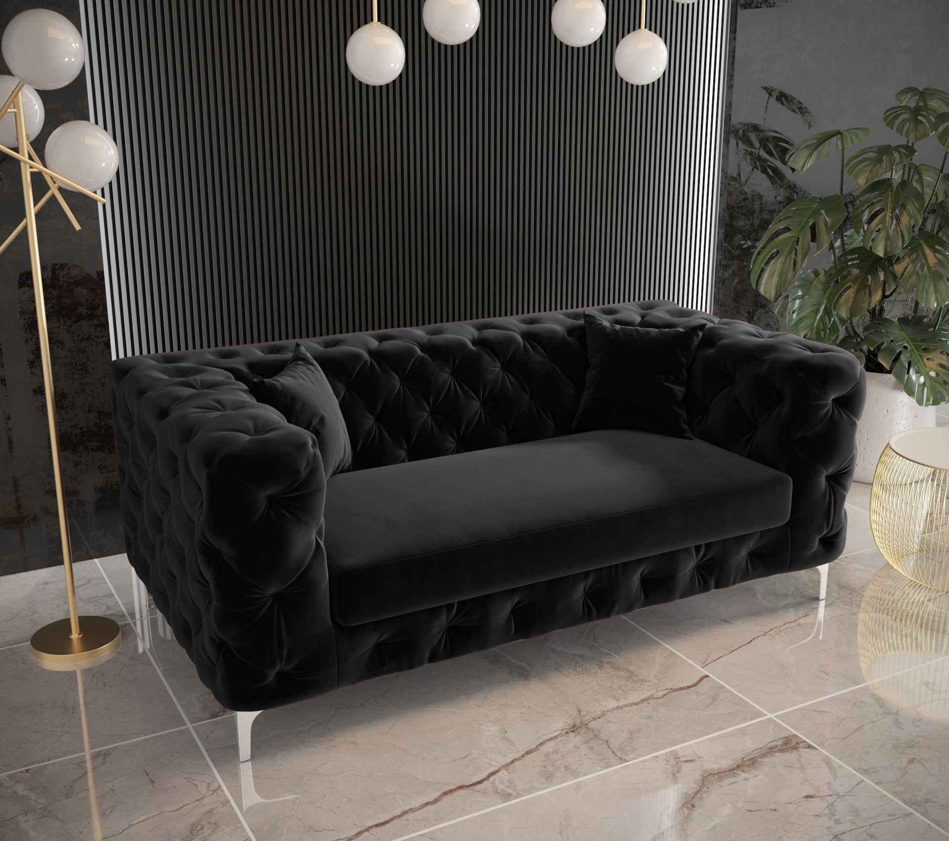 Sofa Boston Chesterfield Pikowana Dwuosobowa VeroLux