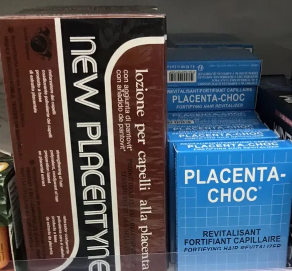 Ampolas de placenta para crescimento capilar