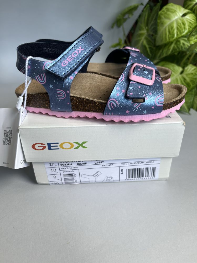 Босоніжки geox Chalki 27р.на дівчинку, босоножки, сандалии, пробкова