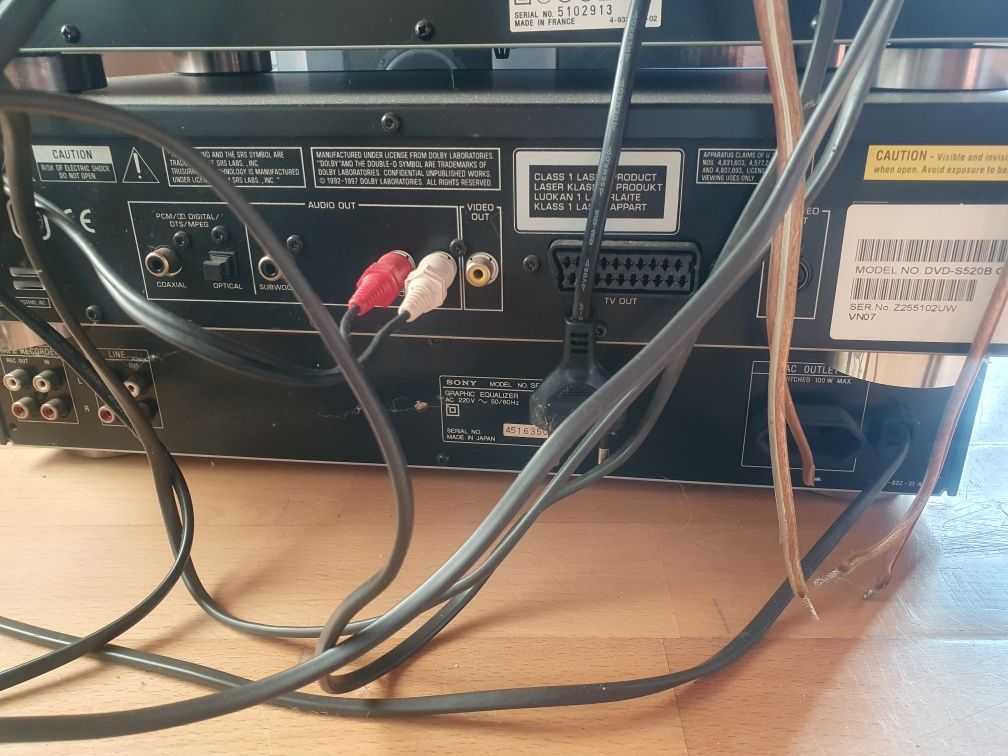 Wieża  Sony 4 części  -S520 Yamaha