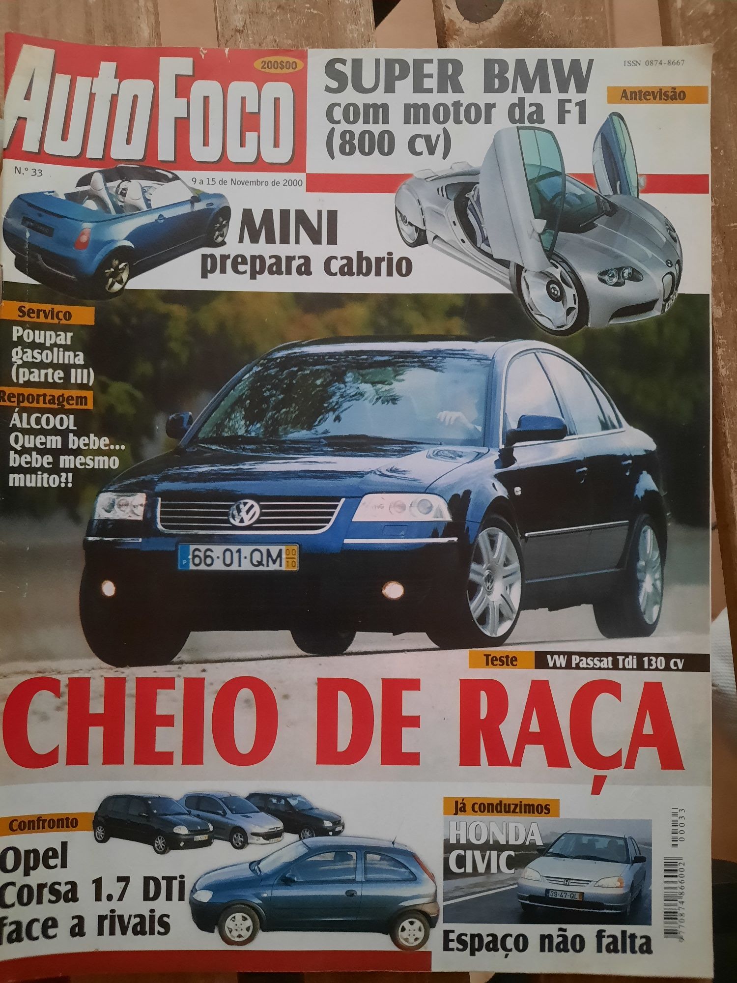 Lote revistas antigas "AutoFoco"