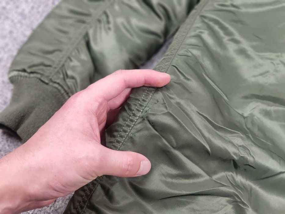 Куртка Alpha Industries оригінал мілітарі тактичний бомбер з кишенями