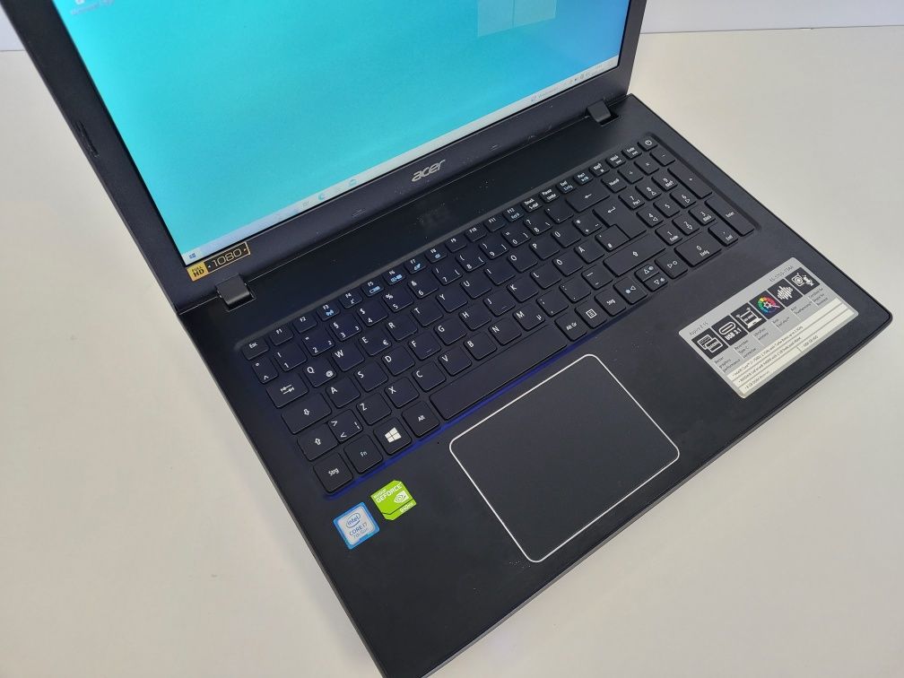 Laptop gamingowy Acer - i7, 8gb ram, GTX 940, Super Bateria, SSD 250gb
