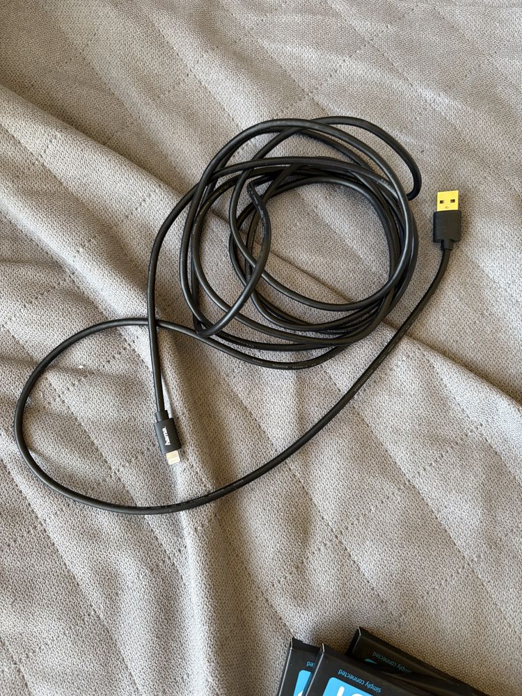 Kabel hama usb A do lightning 3 metry