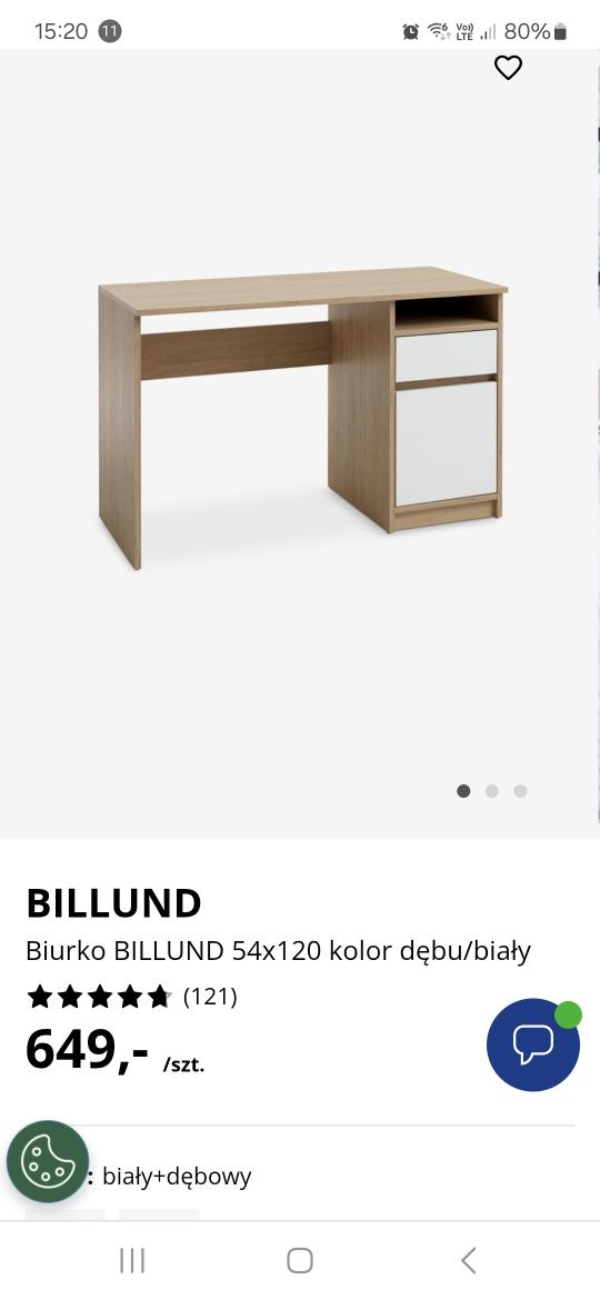 Biurko  szkolne 120x54