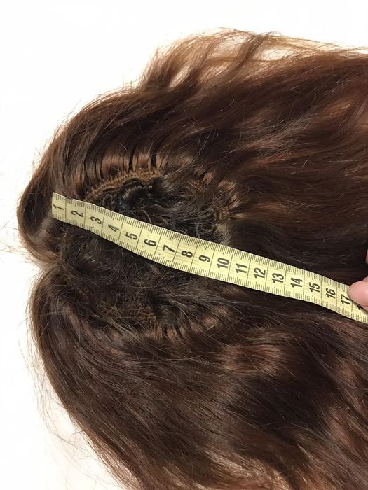 Шиньон из натуральных волос,ручная работа