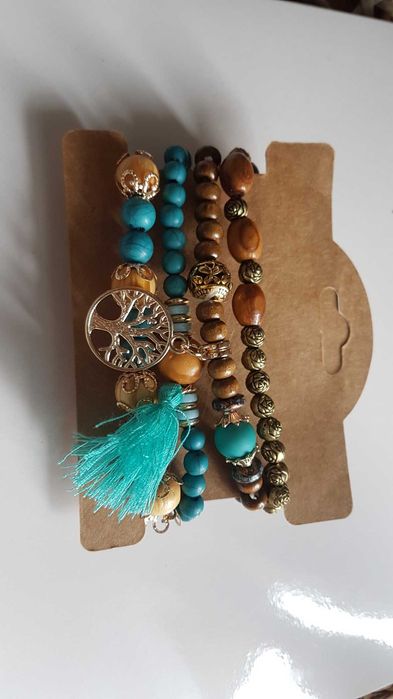 bransoletka boho styl , drzewko szczęścia