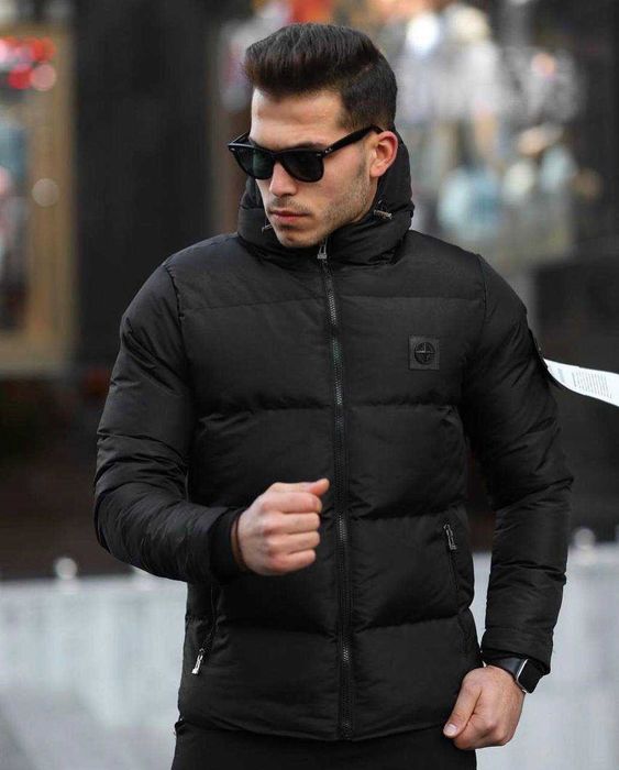 Мужская зимняя куртка стоун айленд Stone Island [XS-XXXL] стоун исланд