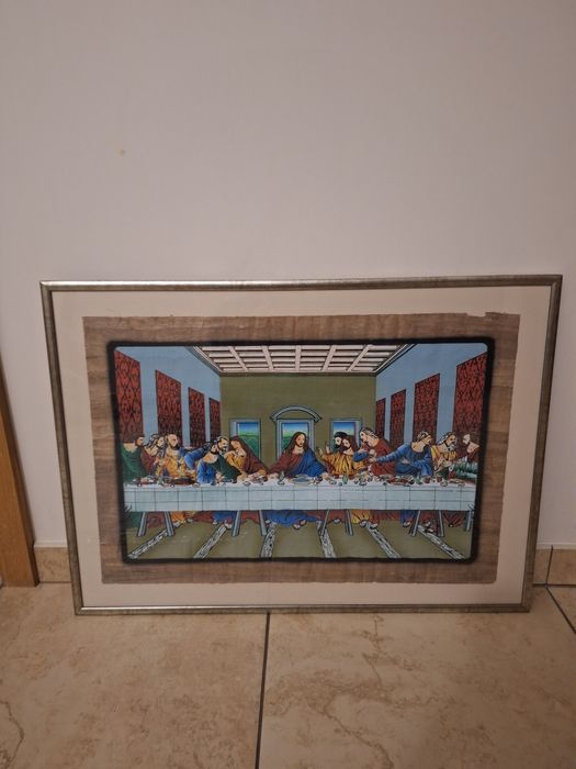 Obraz ostatnia wieczerza -papirus