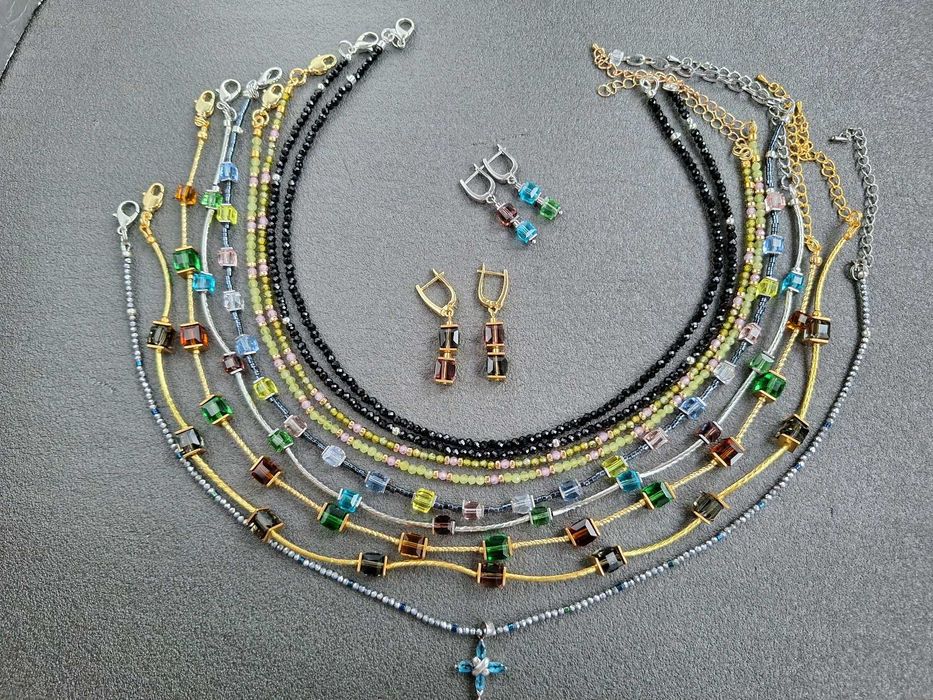 Прикраси, Чокер, Намисто, Сережки, браслети, стильна ручна робота