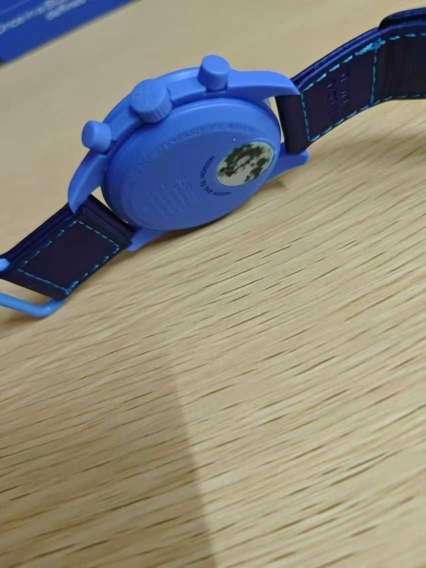 MoonSwatch Super Blue Moon - model SO33N700 nowy!