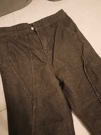 Nowe spodnie dżinsowe Baggy czarne