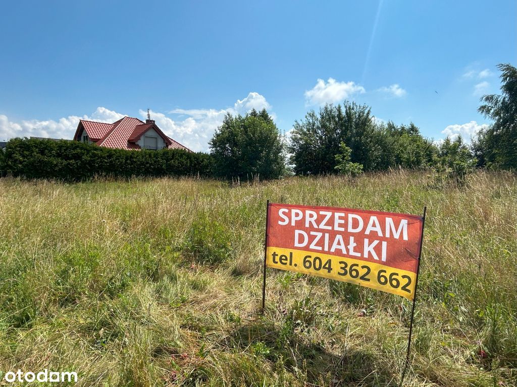 Działki budowlane w Bojanie od 1000m2 do 1300m2  blisko centrum MPZP