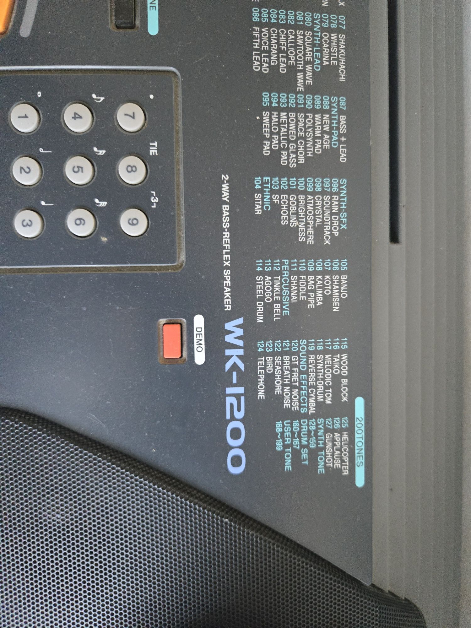 Teclado Casio WK-1200 em óptimo estado