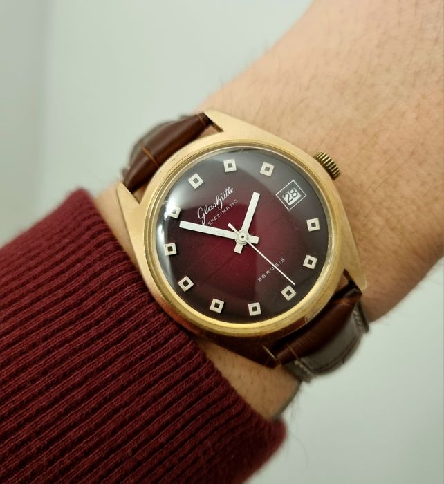 Zegarek Męski Glashutte Spezimatic 35 mm super stan ! Lata  1970
